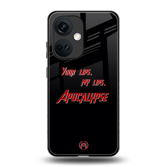 apocalypse back phone cover | glass case for oneplus nord ce 3