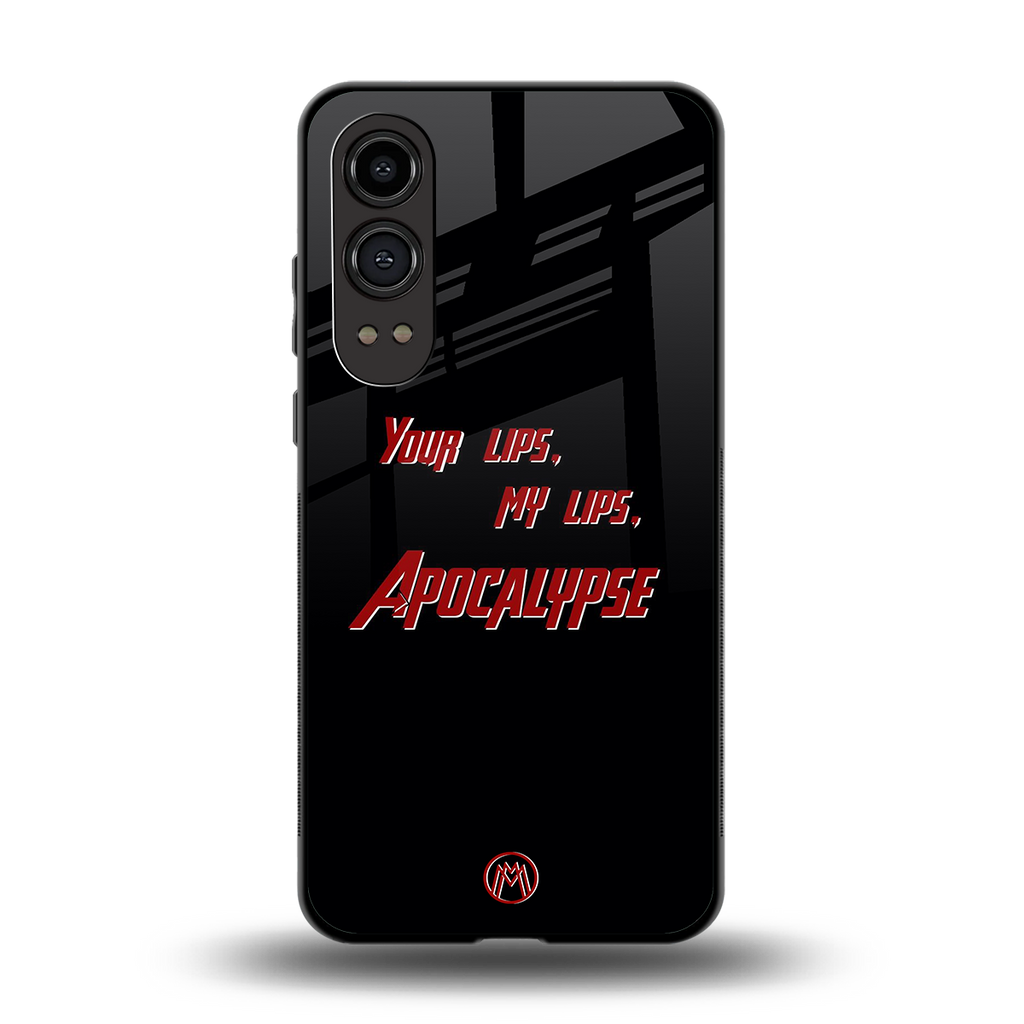 apocalypse back phone cover | glass case for oneplus nord ce 4 lite