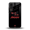 apocalypse back phone cover | glass case for oneplus nord ce 4 lite