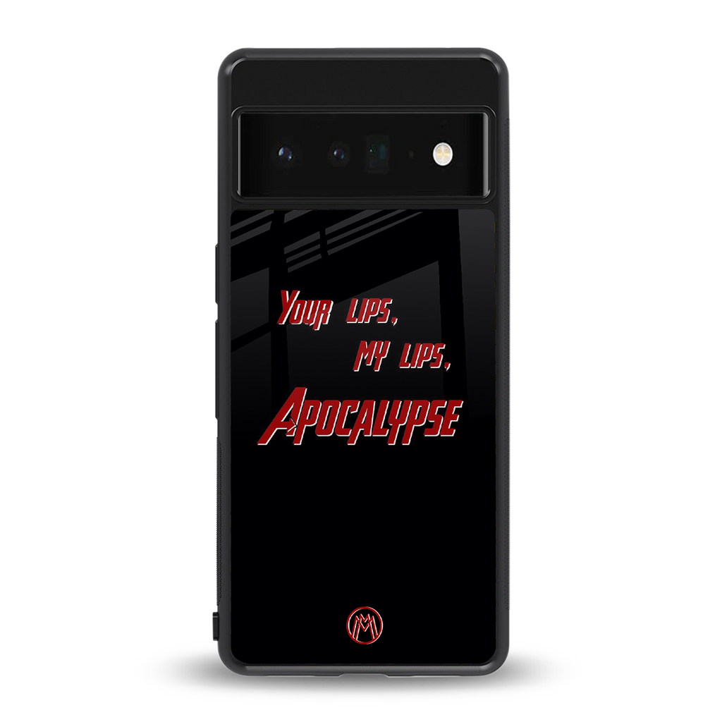 apocalypse back phone cover | glass case for google pixel 6 pro