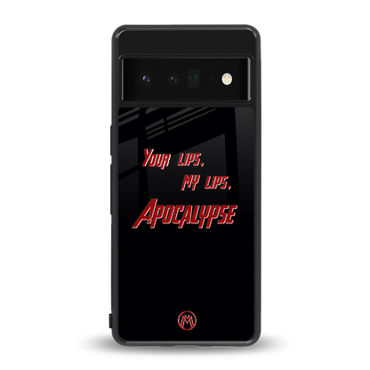 apocalypse back phone cover | glass case for google pixel 6 pro
