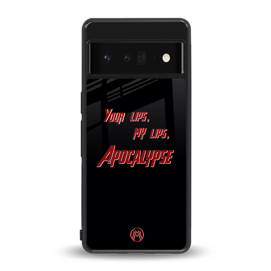 apocalypse back phone cover | glass case for google pixel 6 pro