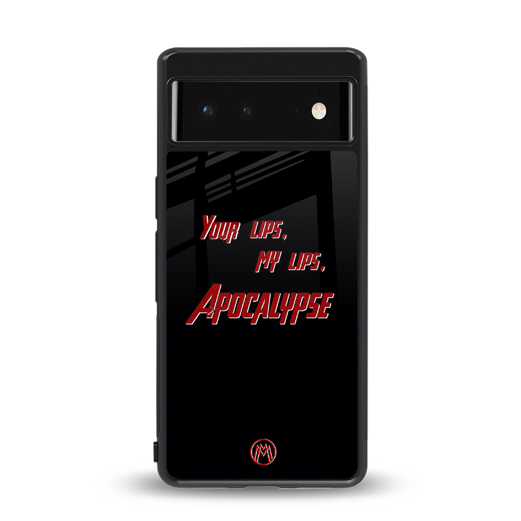 apocalypse back phone cover | glass case for Google Pixel 6A