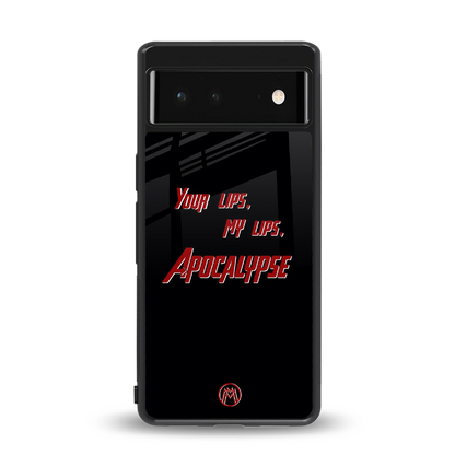 apocalypse back phone cover | glass case for Google Pixel 6A