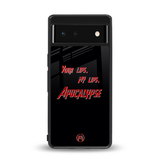 apocalypse back phone cover | glass case for Google Pixel 6A