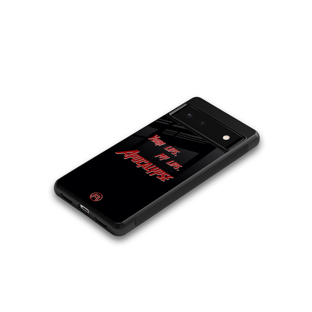 apocalypse back phone cover | glass case for google pixel 6