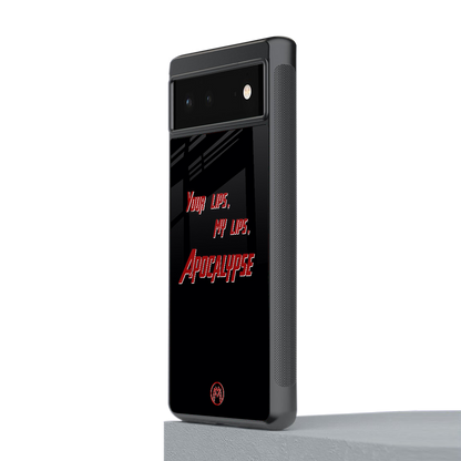 apocalypse back phone cover | glass case for Google Pixel 6A