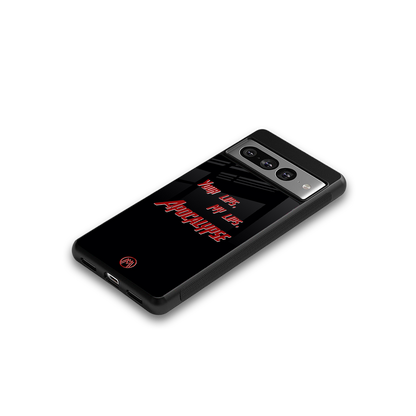 apocalypse back phone cover | glass case for google pixel 7 pro