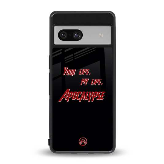 apocalypse back phone cover | glass case for Google Pixel 7A