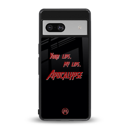 apocalypse back phone cover | glass case for Google Pixel 7