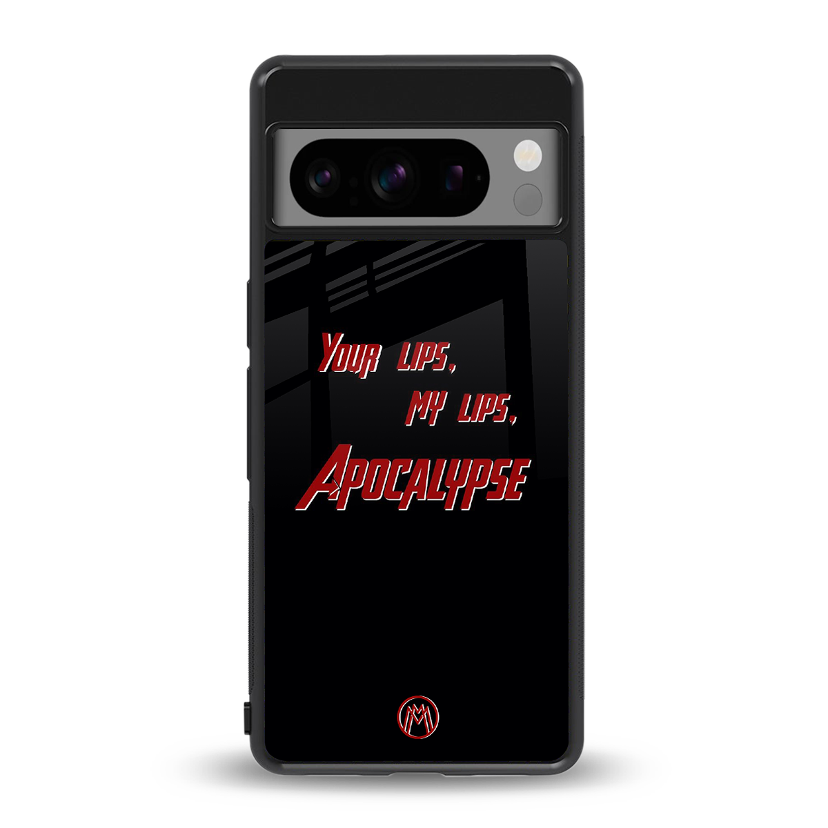 apocalypse back phone cover | glass case for google pixel 8 pro