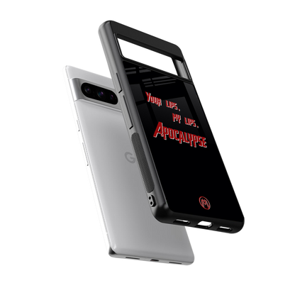 apocalypse back phone cover | glass case for google pixel 8 pro
