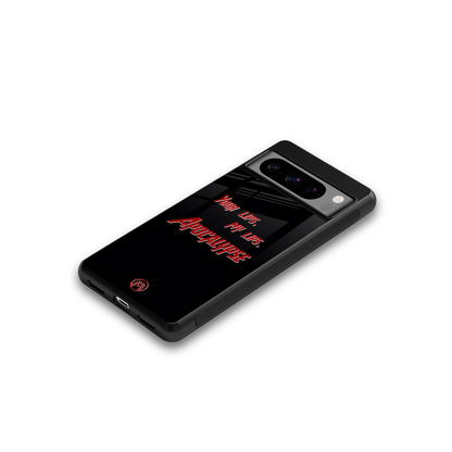 apocalypse back phone cover | glass case for google pixel 8 pro