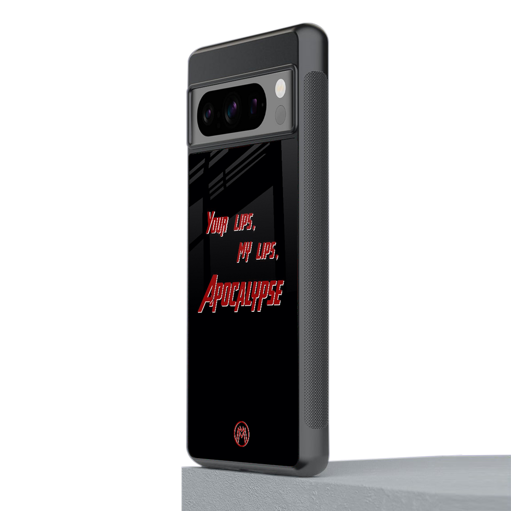 apocalypse back phone cover | glass case for google pixel 8 pro