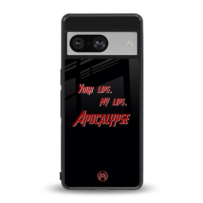 apocalypse back phone cover | glass case for Google Pixel 8