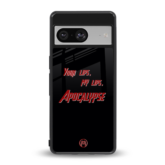 apocalypse back phone cover | glass case for Google Pixel 8