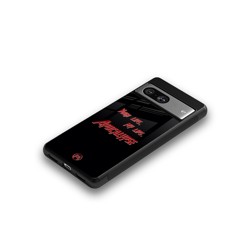 apocalypse back phone cover | glass case for Google Pixel 8