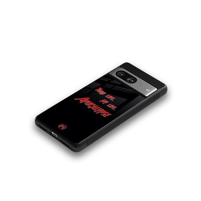 apocalypse back phone cover | glass case for Google Pixel 8