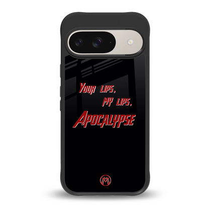 apocalypse back phone cover | glass case for google pixel 9