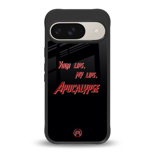apocalypse back phone cover | glass case for google pixel 9