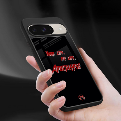 apocalypse back phone cover | glass case for google pixel 9