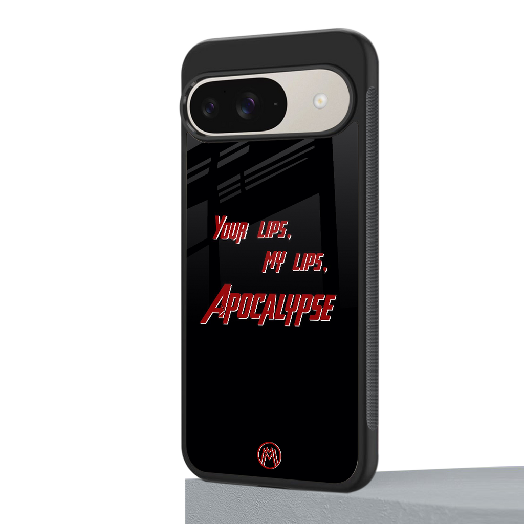 apocalypse back phone cover | glass case for google pixel 9