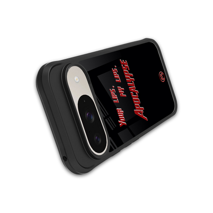 apocalypse back phone cover | glass case for google pixel 9