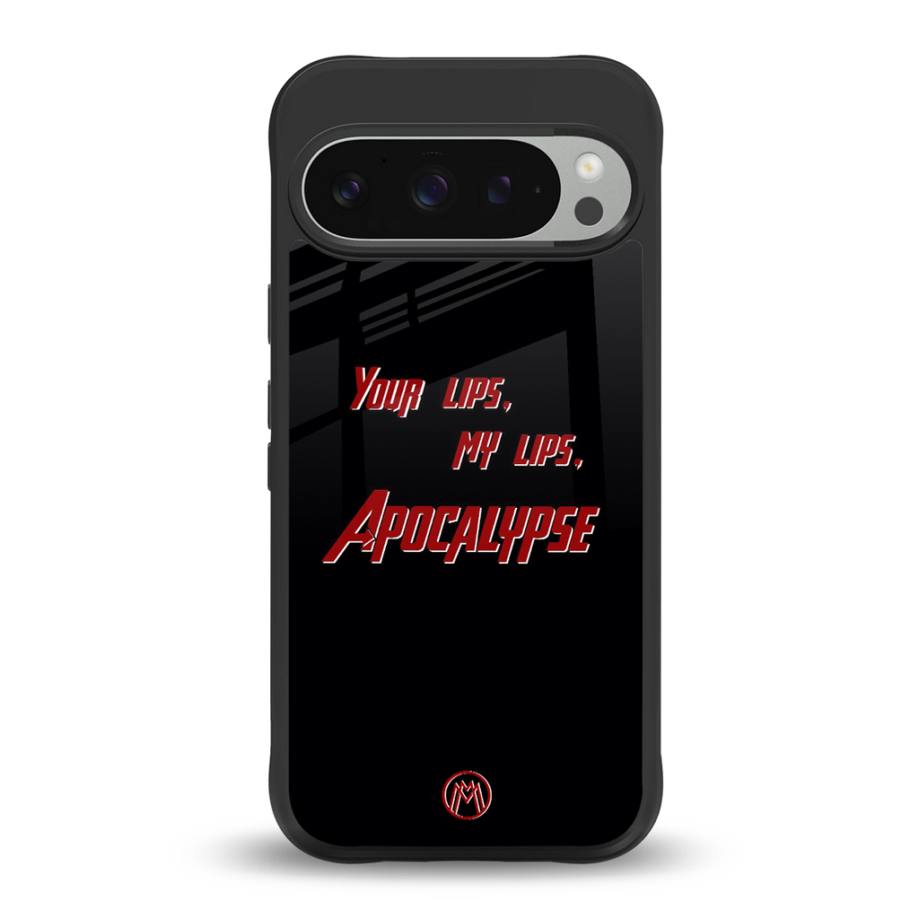 apocalypse back phone cover | glass case for google pixel 9 pro