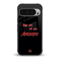 apocalypse back phone cover | glass case for google pixel 9 pro