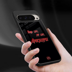 apocalypse back phone cover | glass case for google pixel 9 pro