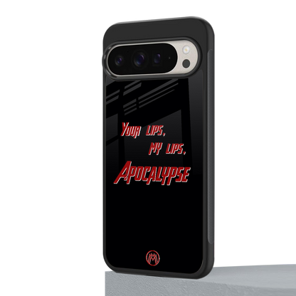 apocalypse back phone cover | glass case for google pixel 9 pro