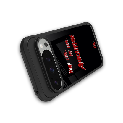 apocalypse back phone cover | glass case for google pixel 9 pro xl