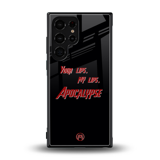 apocalypse back phone cover | glass case for samsung galaxy s24 ultra