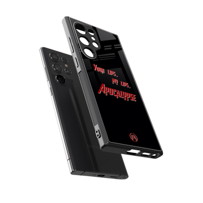apocalypse back phone cover | glass case for samsung galaxy s24 ultra