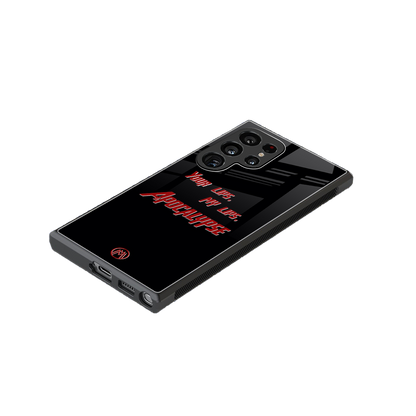 apocalypse back phone cover | glass case for samsung galaxy s24 ultra
