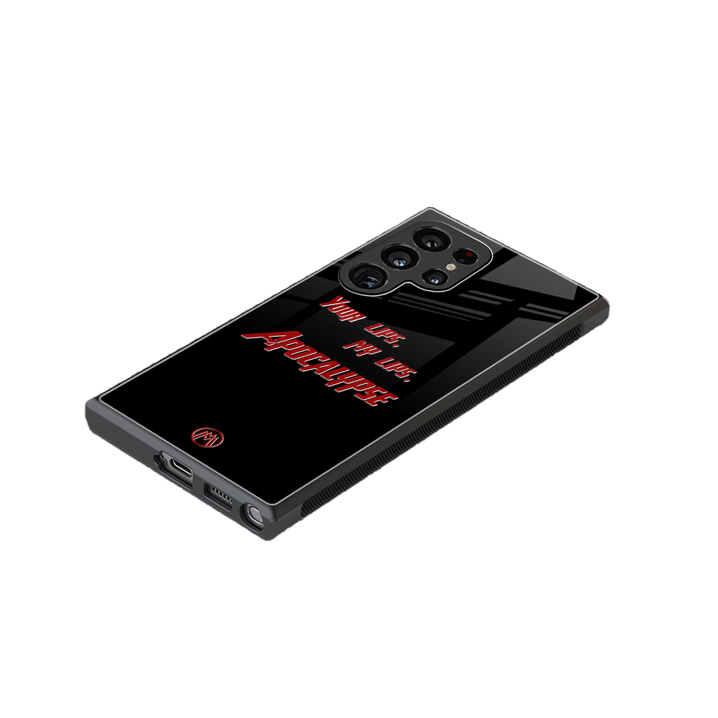 apocalypse back phone cover | glass case for samsung galaxy s23 ultra