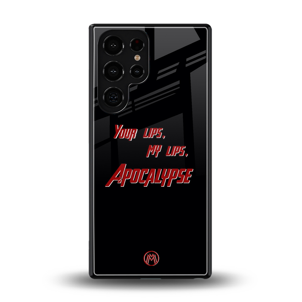 apocalypse back phone cover | glass case for samsung galaxy s25 ultra