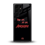 apocalypse back phone cover | glass case for samsung galaxy s25 ultra