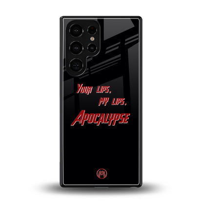 apocalypse back phone cover | glass case for samsung galaxy s25 ultra