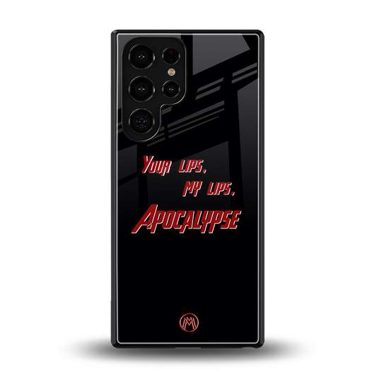 apocalypse back phone cover | glass case for samsung galaxy s25 ultra