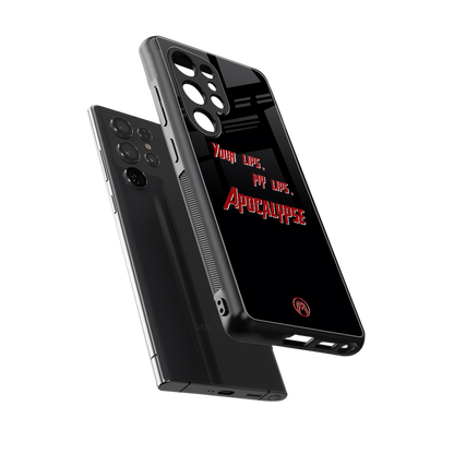 apocalypse back phone cover | glass case for samsung galaxy s25 ultra