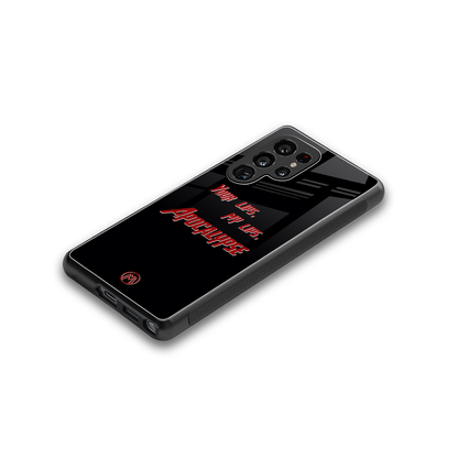 apocalypse back phone cover | glass case for samsung galaxy s25 ultra