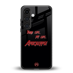 apocalypse back phone cover | glass case for samsung galaxy s24 fe