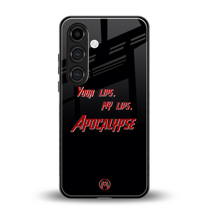 apocalypse back phone cover | glass case for samsung galaxy s24 fe