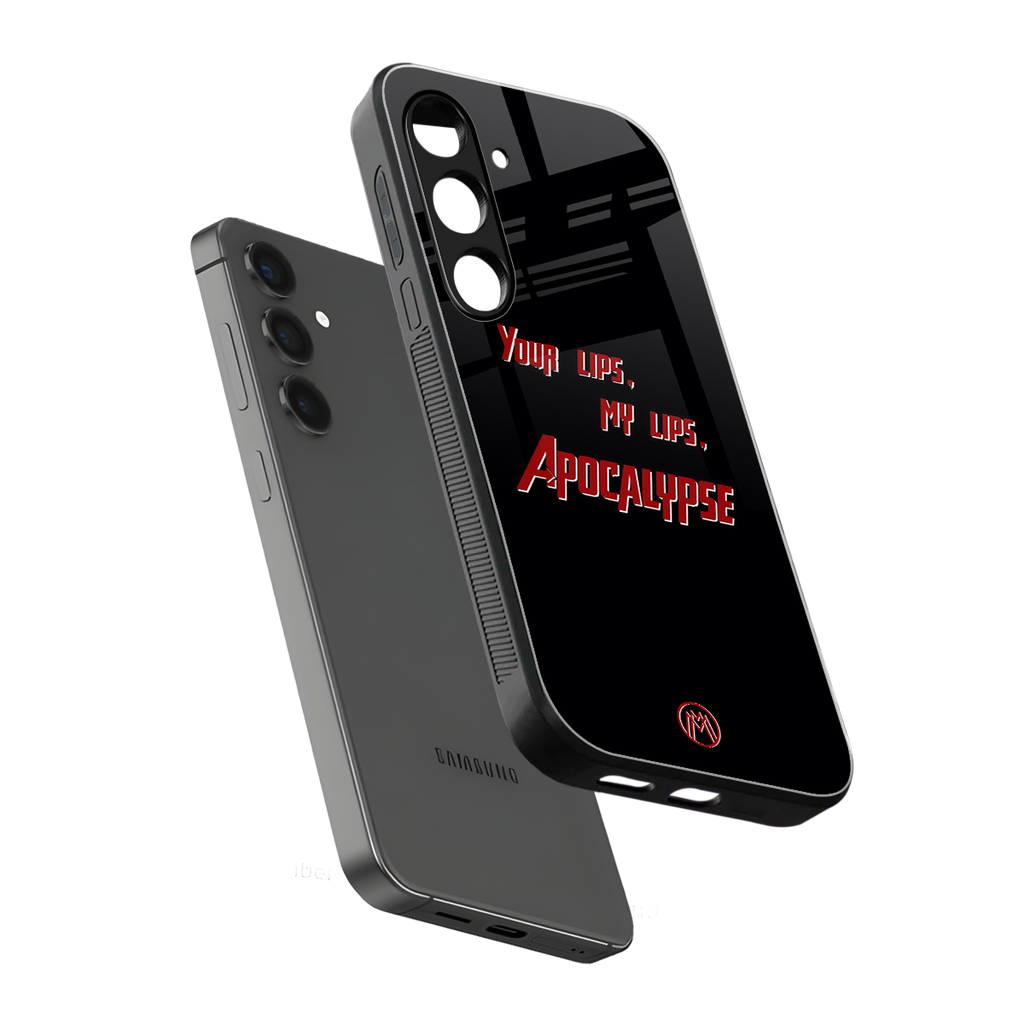 apocalypse back phone cover | glass case for samsung galaxy s24