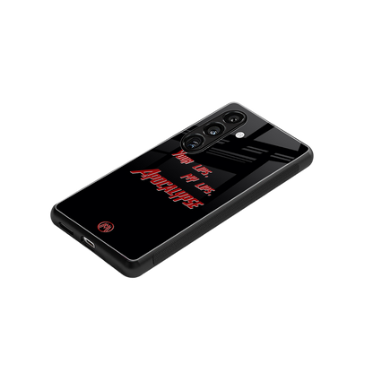 apocalypse back phone cover | glass case for samsung galaxy s24 fe
