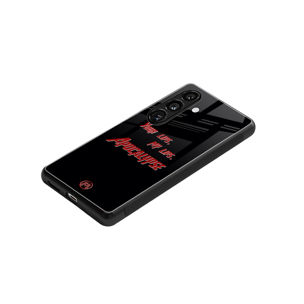 apocalypse back phone cover | glass case for samsung galaxy s25 plus