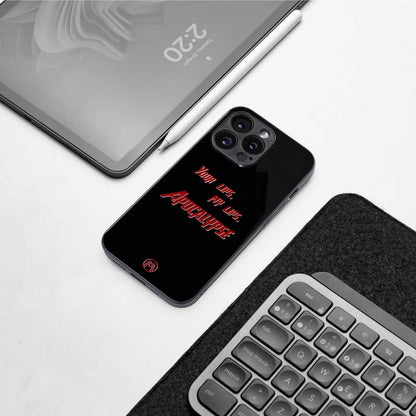 apocalypse back phone cover | glass case for samsung galaxy s24 ultra