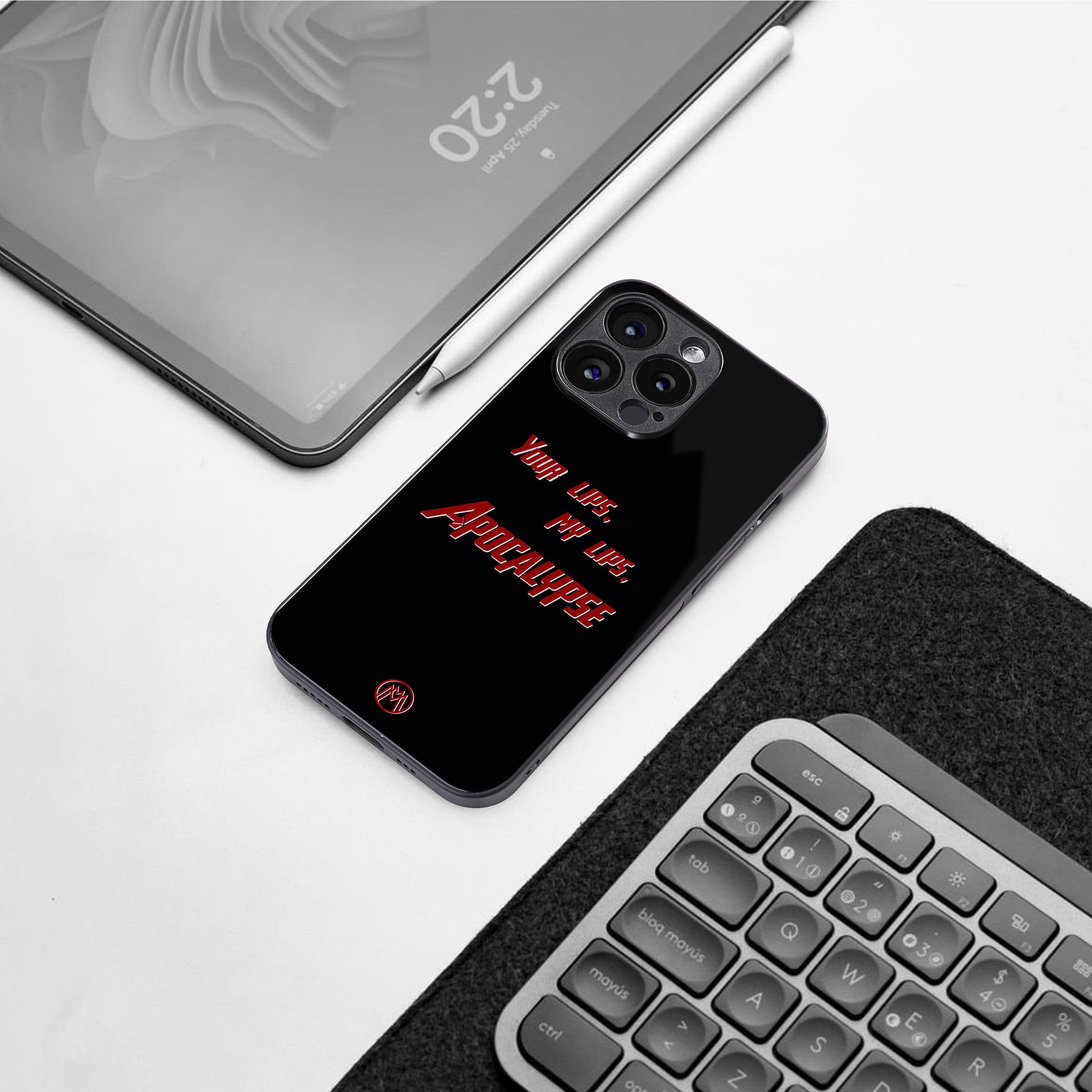 apocalypse back phone cover | glass case for iphone 16 plus