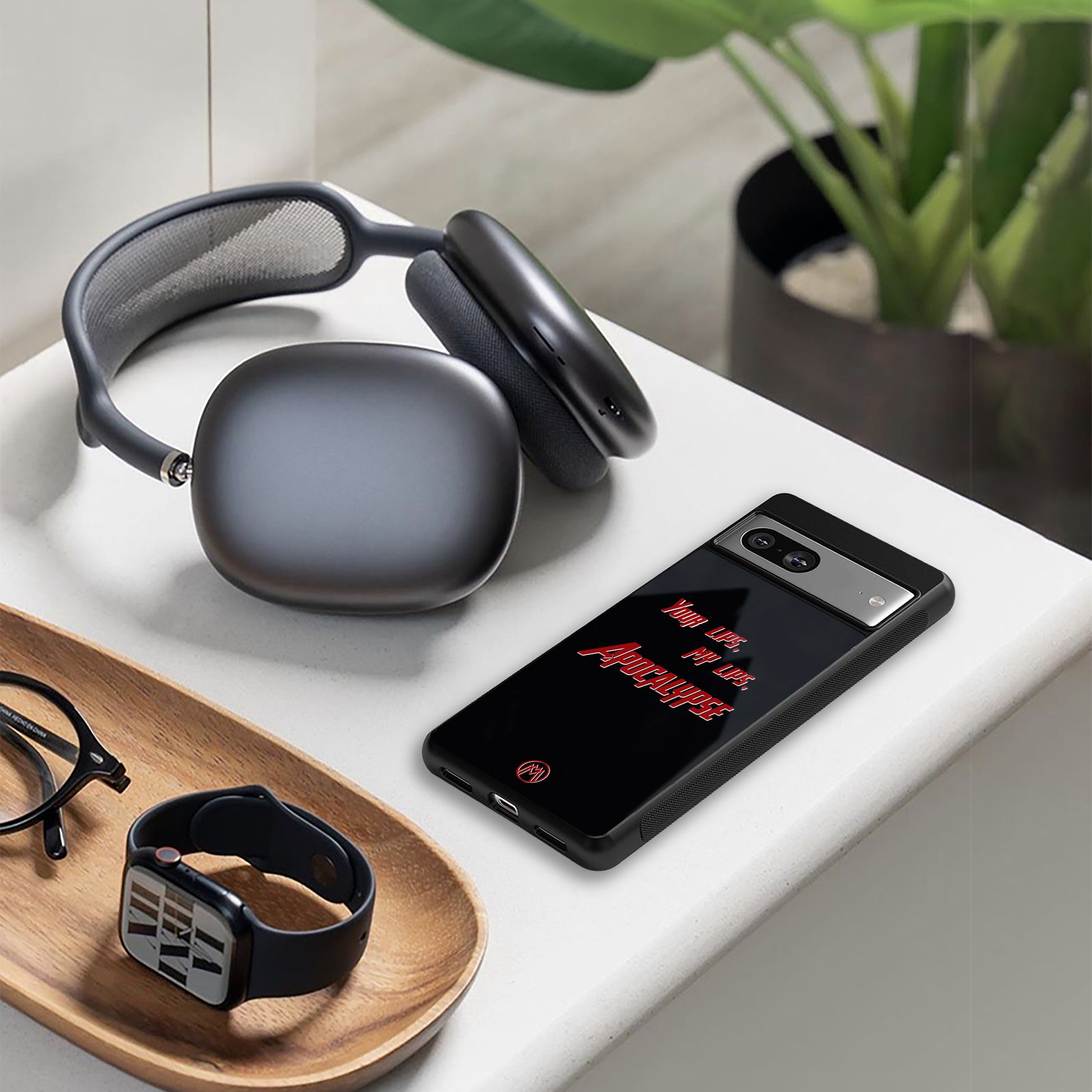 apocalypse back phone cover | glass case for iphone 16 pro